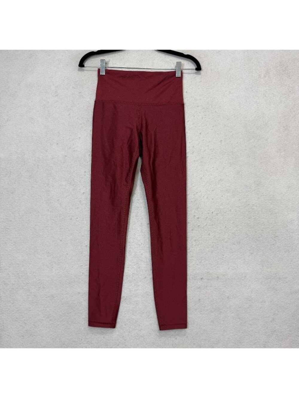 Athleta Leggings Womens XS Petite Red Elation Shine Ankle Yoga Pants Athletic